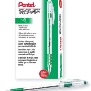 RSVP green pens medium