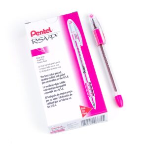 RSVP pink pens fine