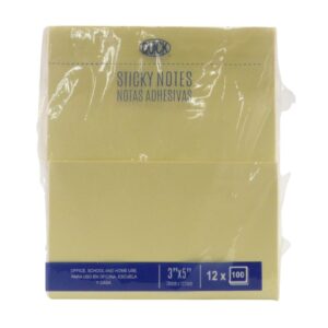 Sticky notes 3x 5 yellow