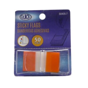 Sticky flags orange